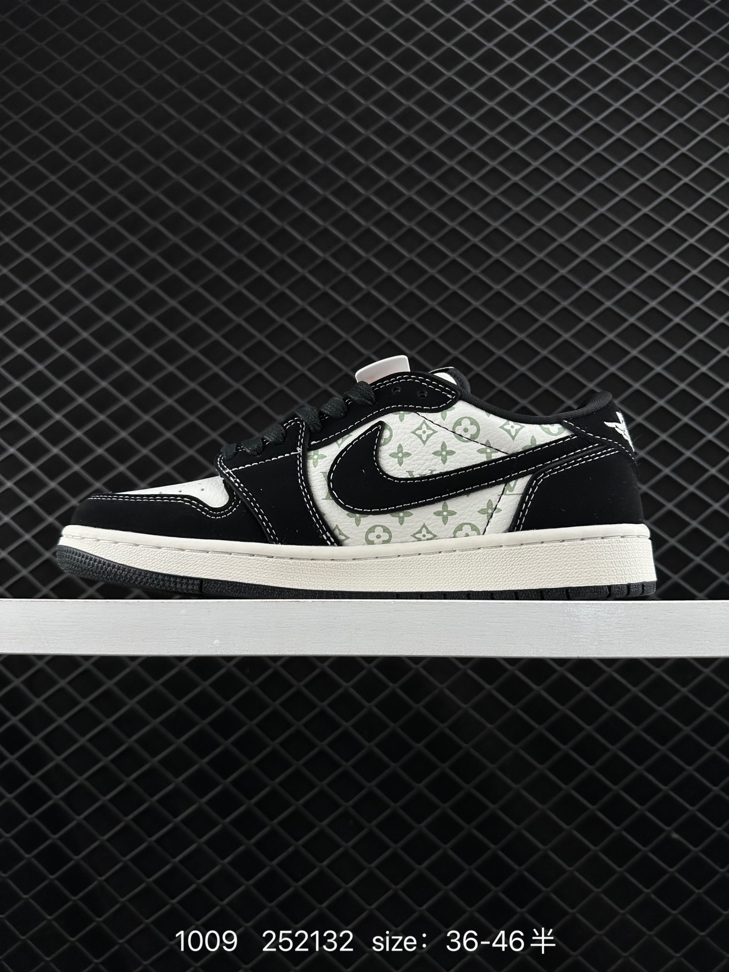 fragment design x Travis Scott x Nike Air Jordan 1 Low OG SP”Black/Green Toe“